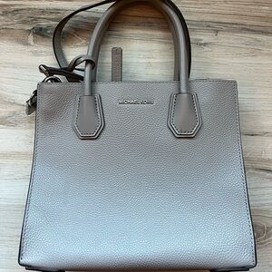 Michael Kors Pebble Gray Satchel